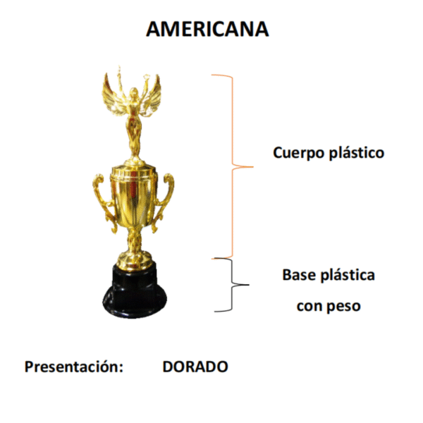 Trofeos Copa Americana - 38cm