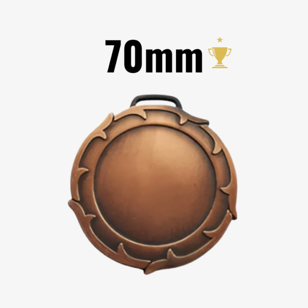 Medalla Espiga 70mm Cobre