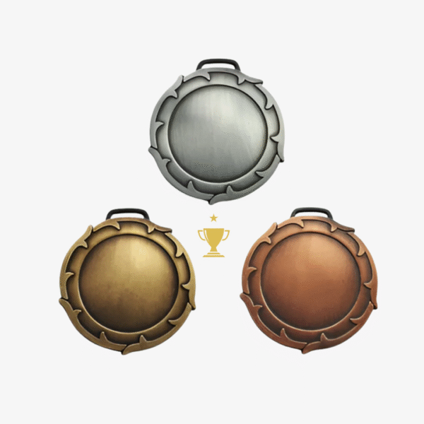 Medalla Espiga 70mm Cobre