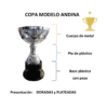 Trofeo Metálico Andina - 29cm