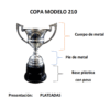 Trofeo Metálico Serie 210 - 26cm
