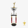 Trofeo 2 Columnas 2 Pisos Madera - 70cm