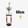Trofeo 2 Columnas 2 Pisos Madera - 60cm