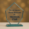 Placa de Vidrio Gota 17cm x 14.5cm con Caja