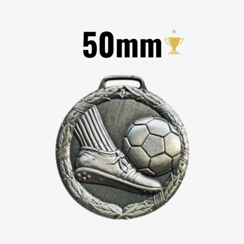 Medalla Gol 50mm Plata