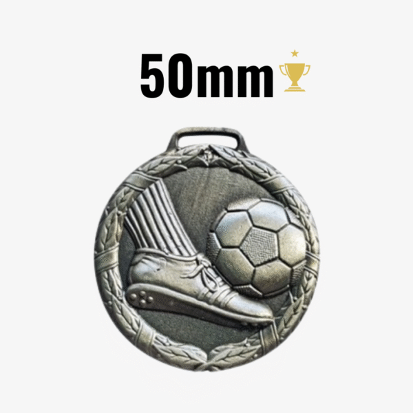 Medalla Gol 50mm Plata