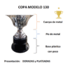 Copa Metálica Modelo 130/6 26cm